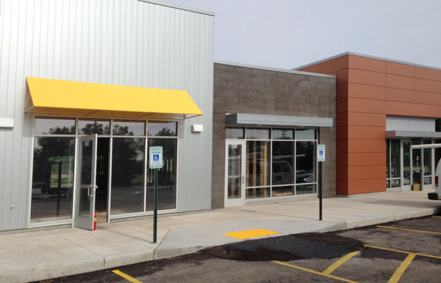 Storefront Windows - Insulated tempered glass w/ thermal barrier aluminum frames.